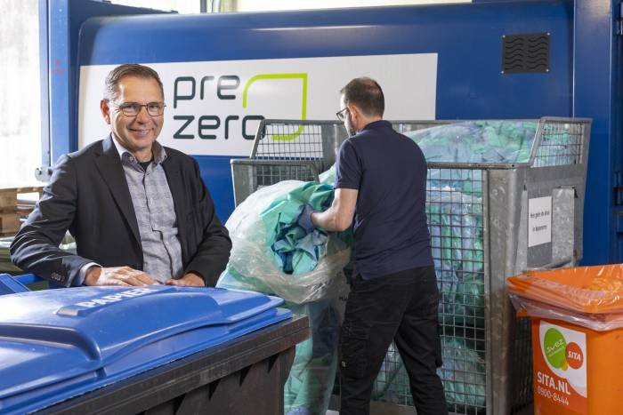 De blauwe doeken van het operatiecomplex
